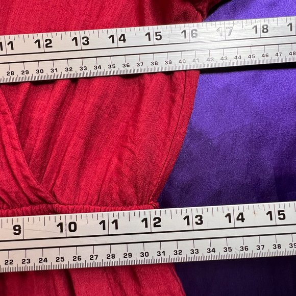 📌Flying Tomato  Dark Fuchsia Dress with Beautiful Lace Details & Wide Belt - Picture 14 of 16